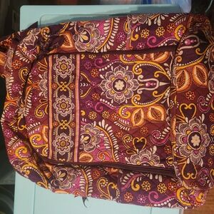 Vera Bradley Purple and Orange Floral Backpack